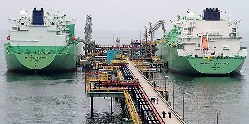 Mejillones LNG unloading jetty